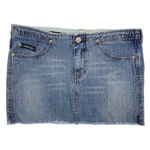 Vintage Y2K Micro Mini Denim Skirt 7